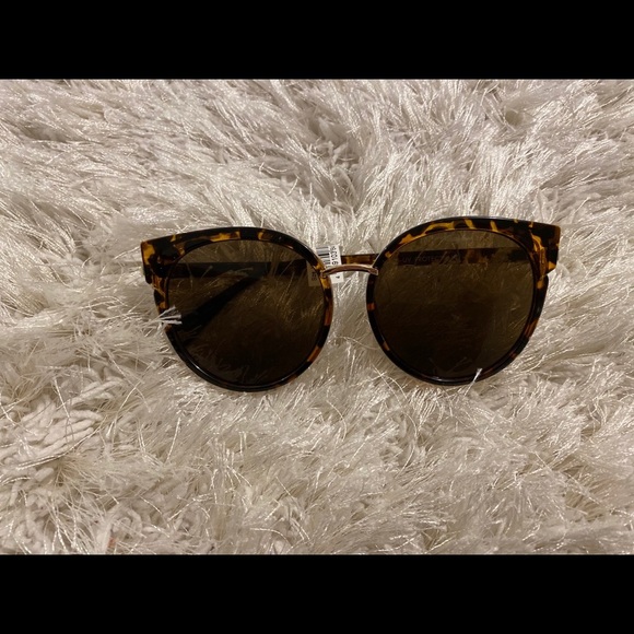 BP. 54mm round cat-eye sunglasses -brown/women - Picture 2 of 8